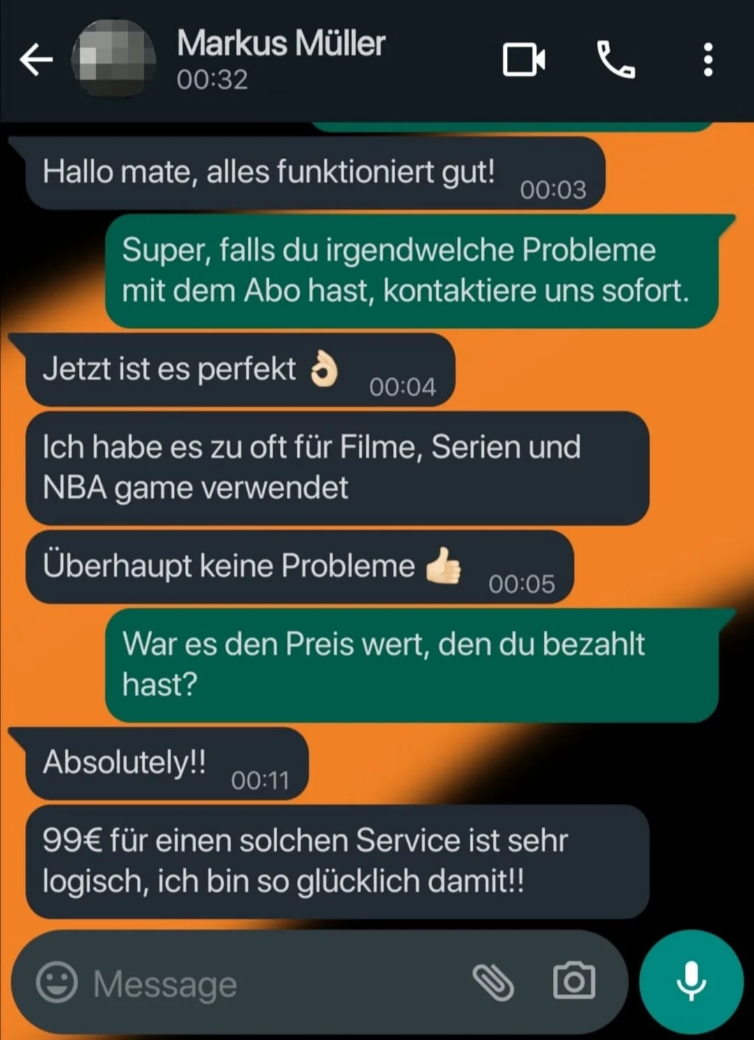 Kundenstimmen IPTV German